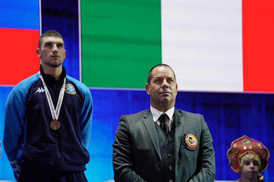 Michele Ciani, bronzo Kumite, e Davide Benetello
